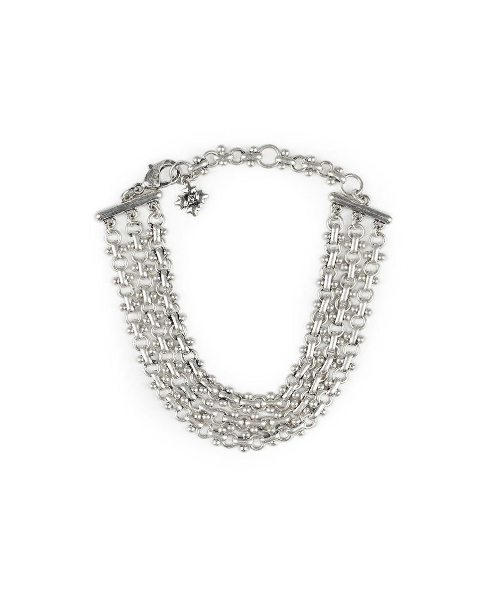 Triple Chain Bracelet - Lovely Stone