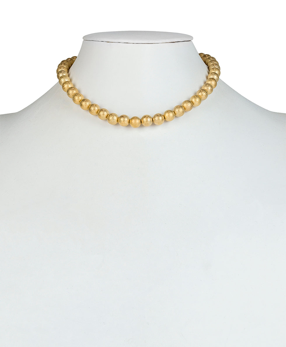 Textured Bead Necklace - Not So Basics