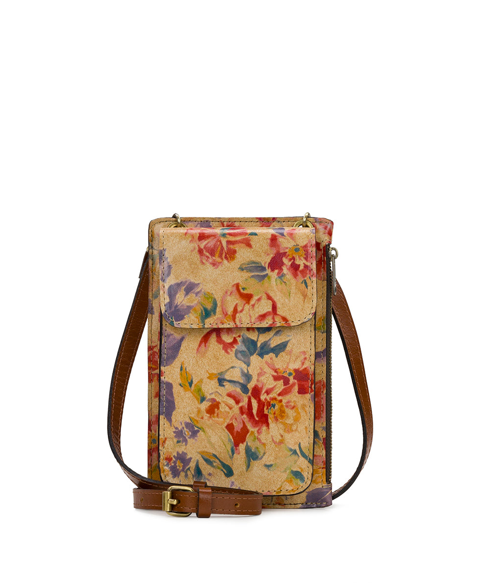 Chiavella Phone Crossbody - Aegean Blooms