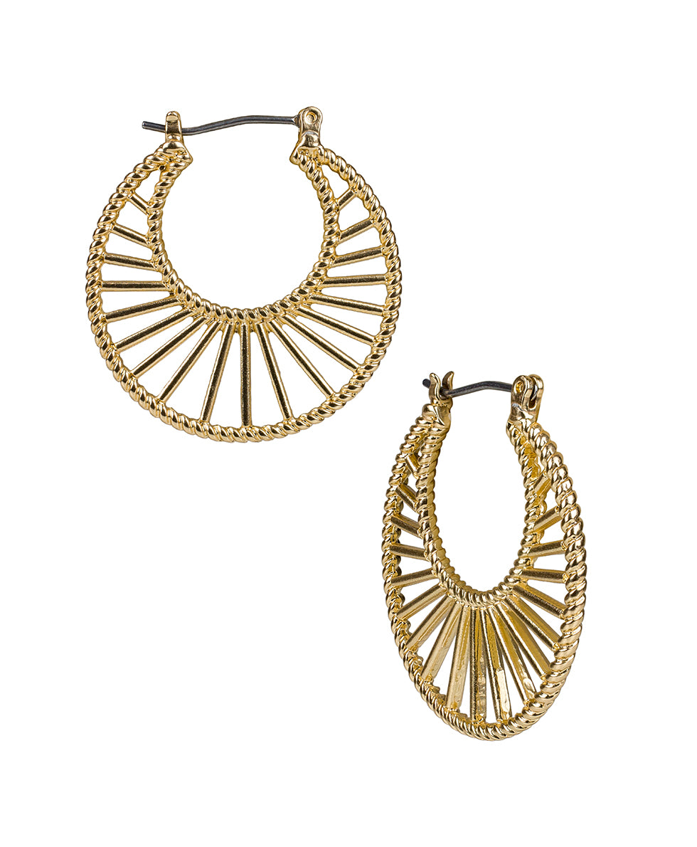 Open Wire Hoop Earrings - Museum