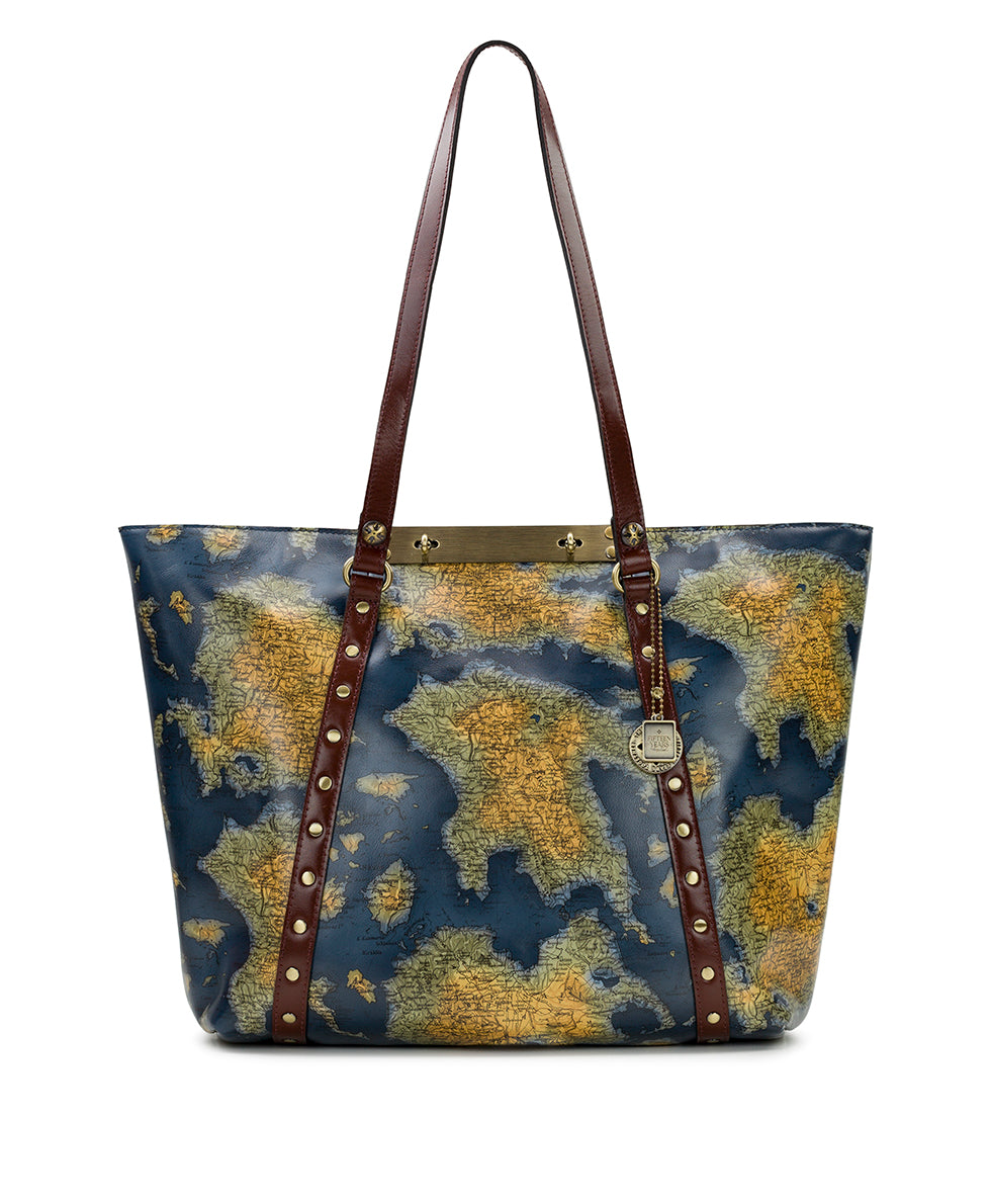 Benvenuto Tote - Greek Map
