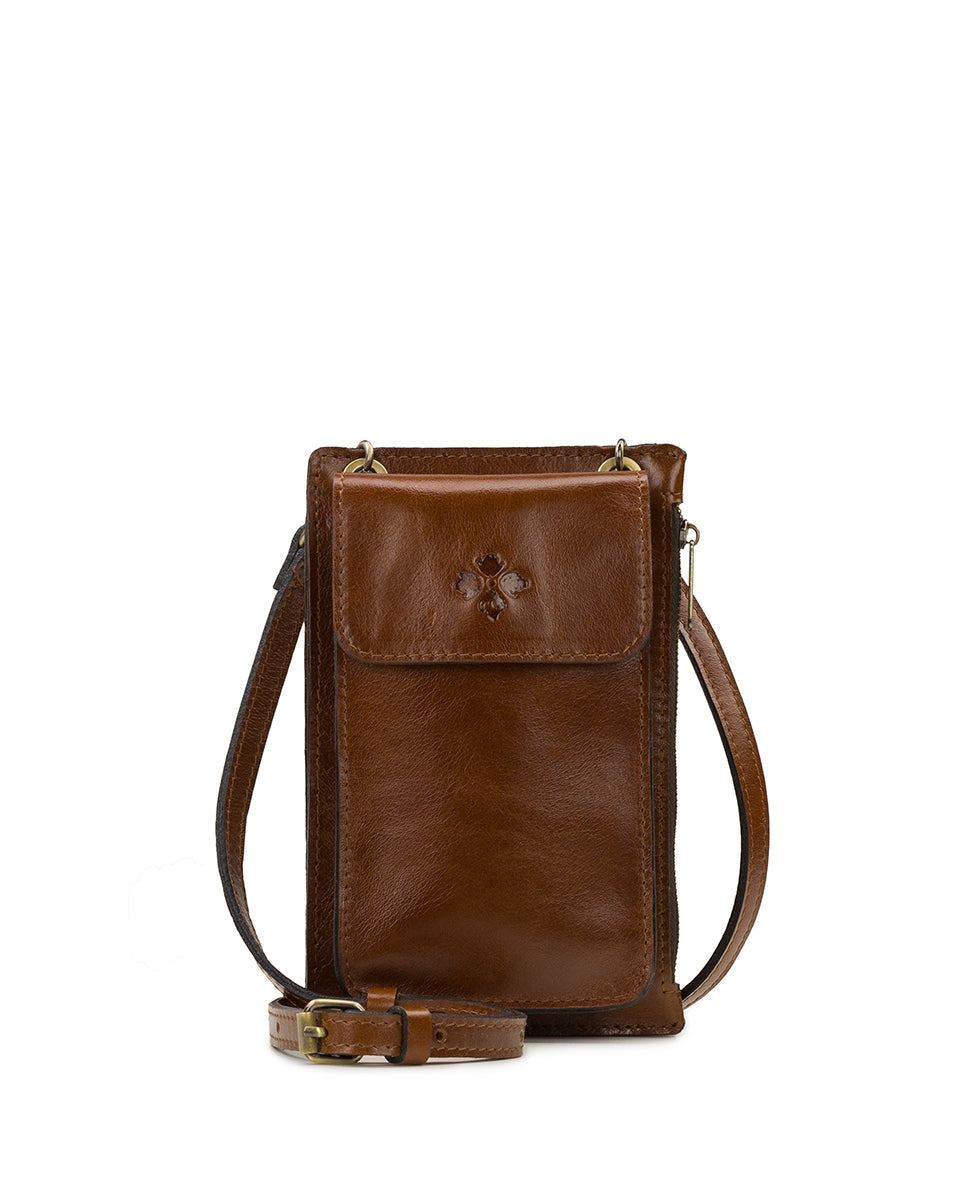 Chiavella Phone Crossbody - Vintage Distressed Leather