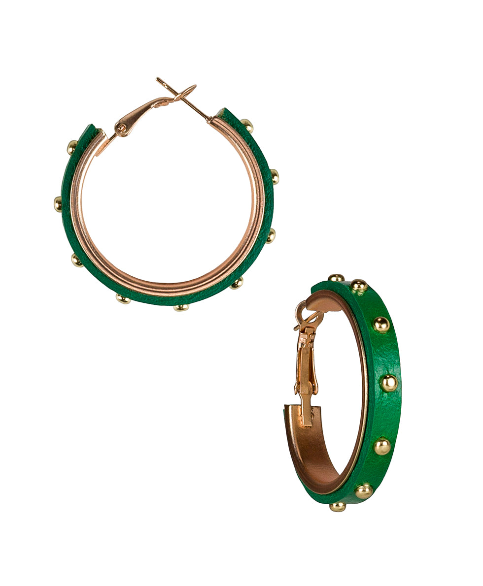 Colette Studded Hoops - Studded and Stacked