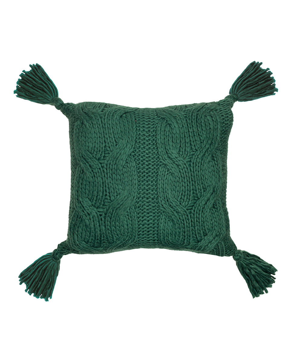 Tasseled Decorative Pillow - Signature Knit Collection