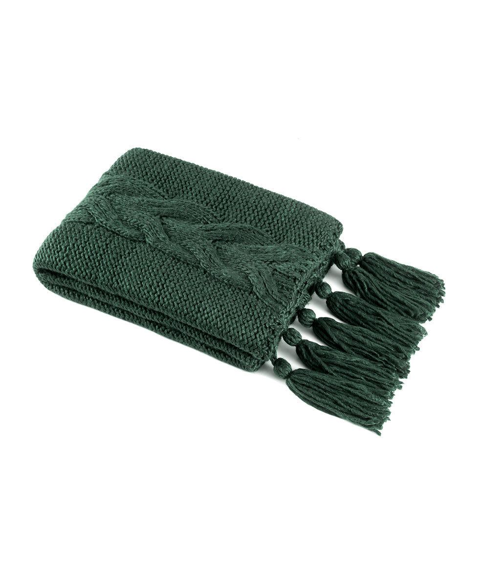 Tasseled Throw - Signature Knit Collection