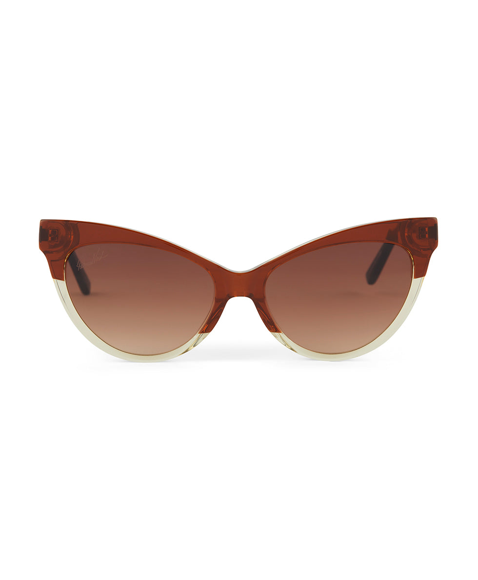 Monroe Cateye Sunglasses - British Tan