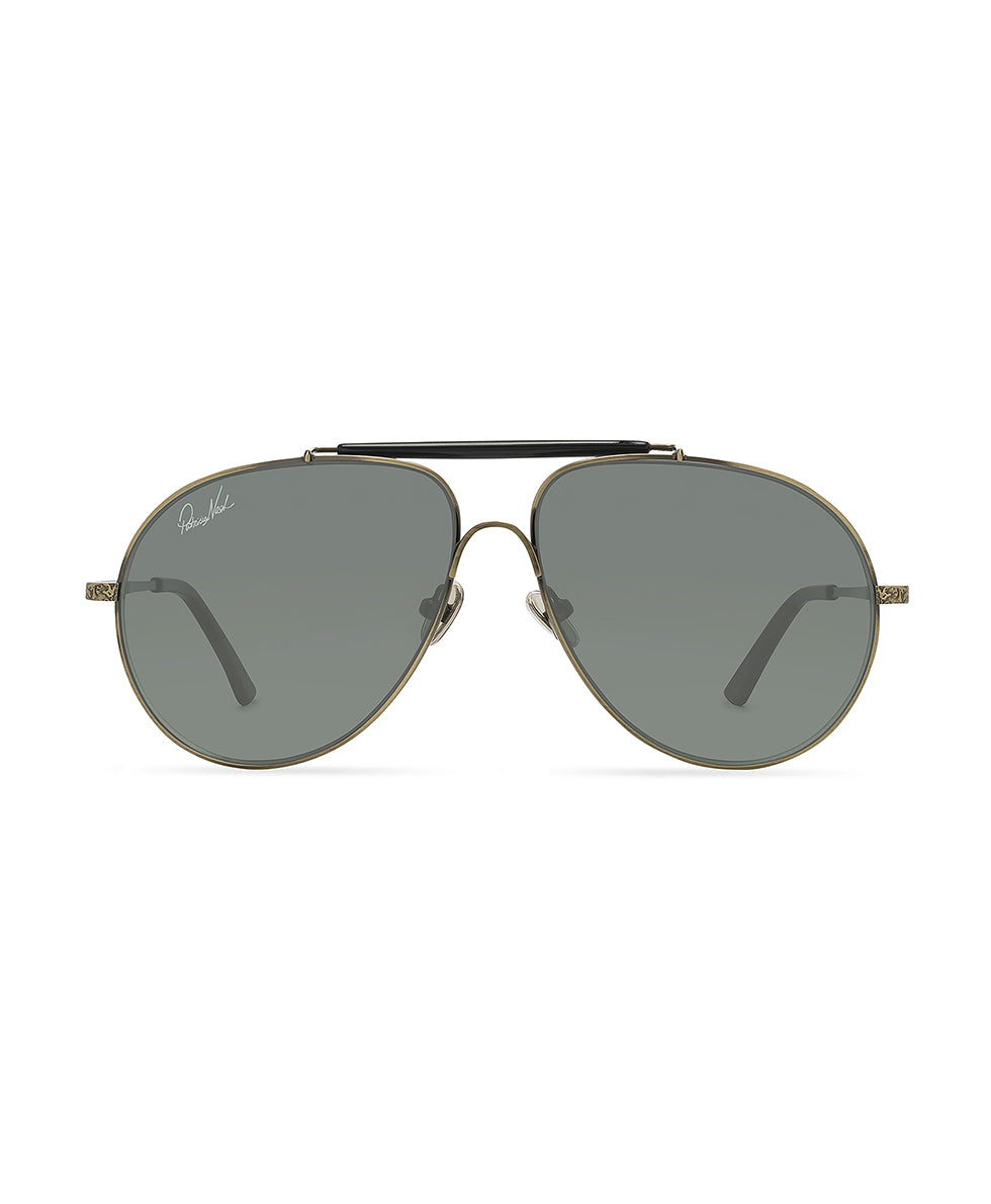 Gloria Aviator Sunglasses - Black