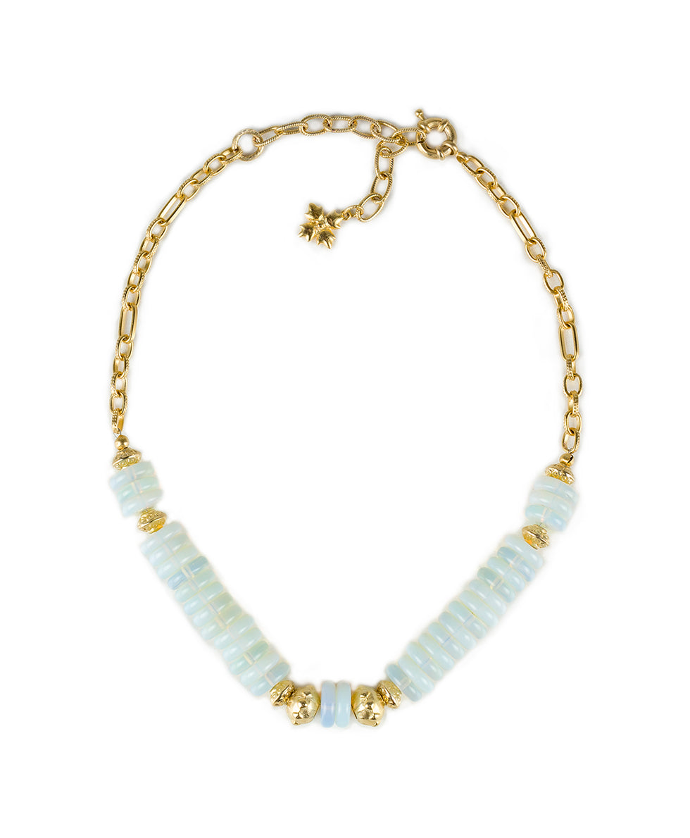 Bead Short Necklace  - Moondance