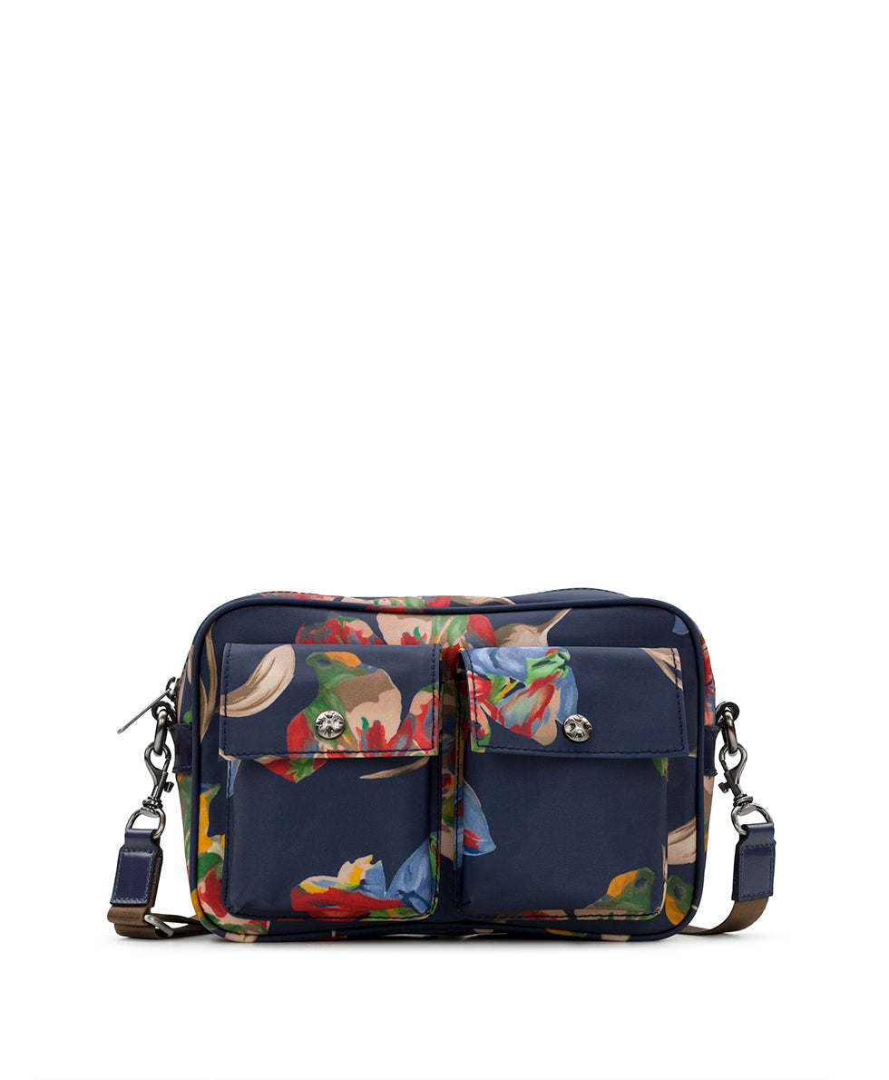 Praiano Belt Bag - Patina Coated Linen Canvas — Le Fleur
