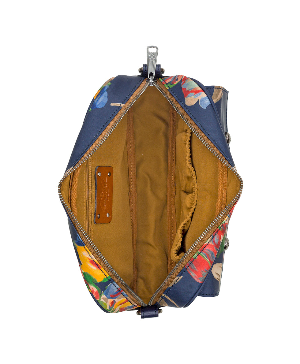 Praiano Belt Bag - Patina Coated Linen Canvas — Le Fleur