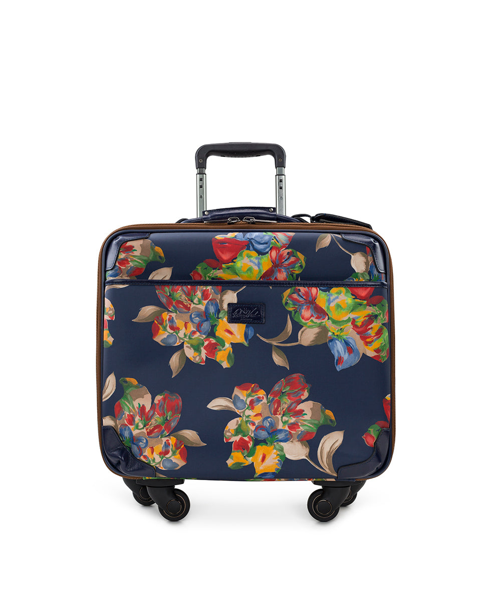 Velino Trolley -  Patina Coated Linen Canvas — Le Fleur