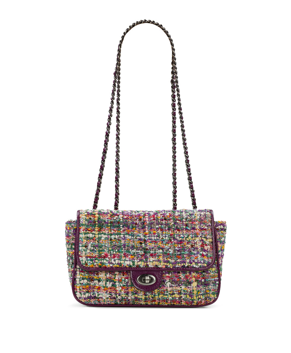 Lorenza Shoulder Bag - Sequin Boucle
