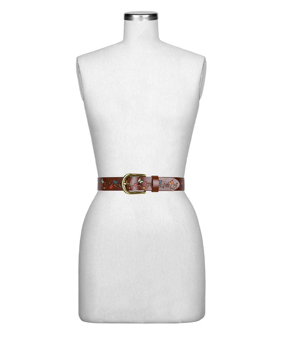 Vietri Belt - Handpainted Butterfly