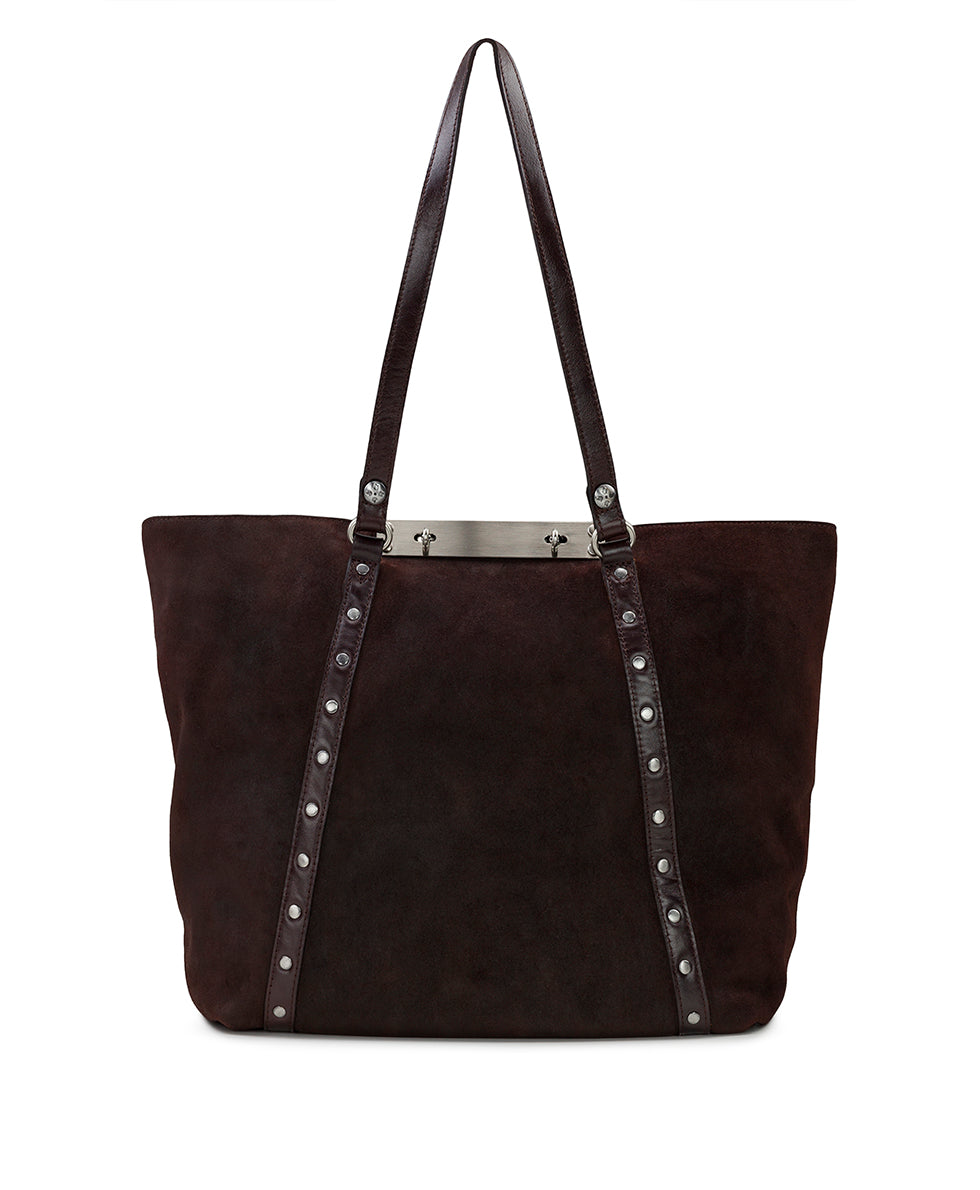 Benvenuto Tote - Garment Washed Burnished Suede