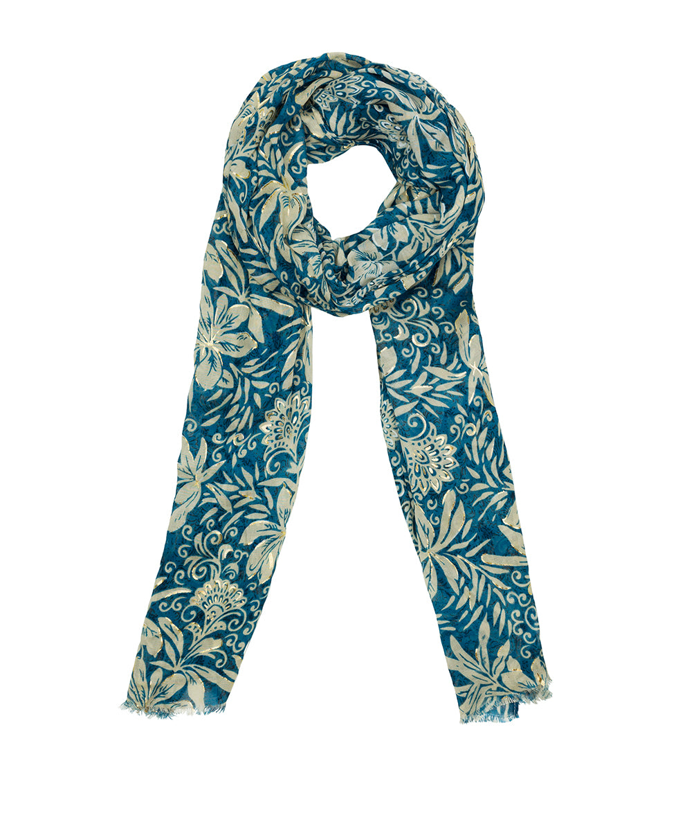 Scarf - Greek Floral Print