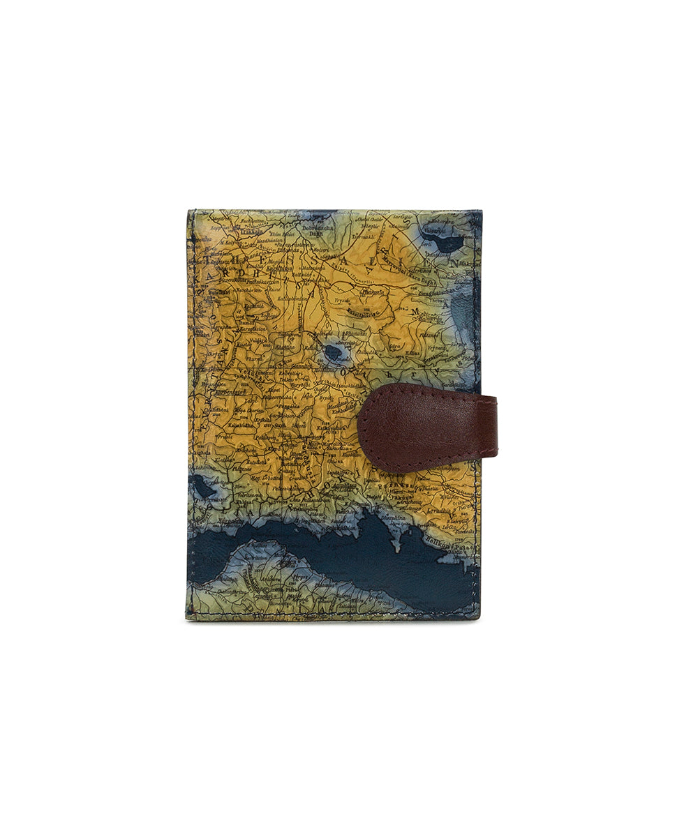 Passport Case - Greek Map
