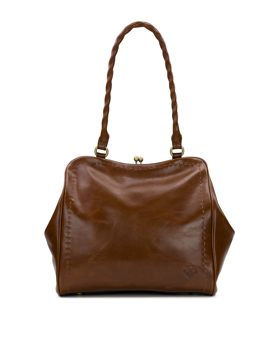 Kalivia Frame Satchel - Vintage Distressed Leather