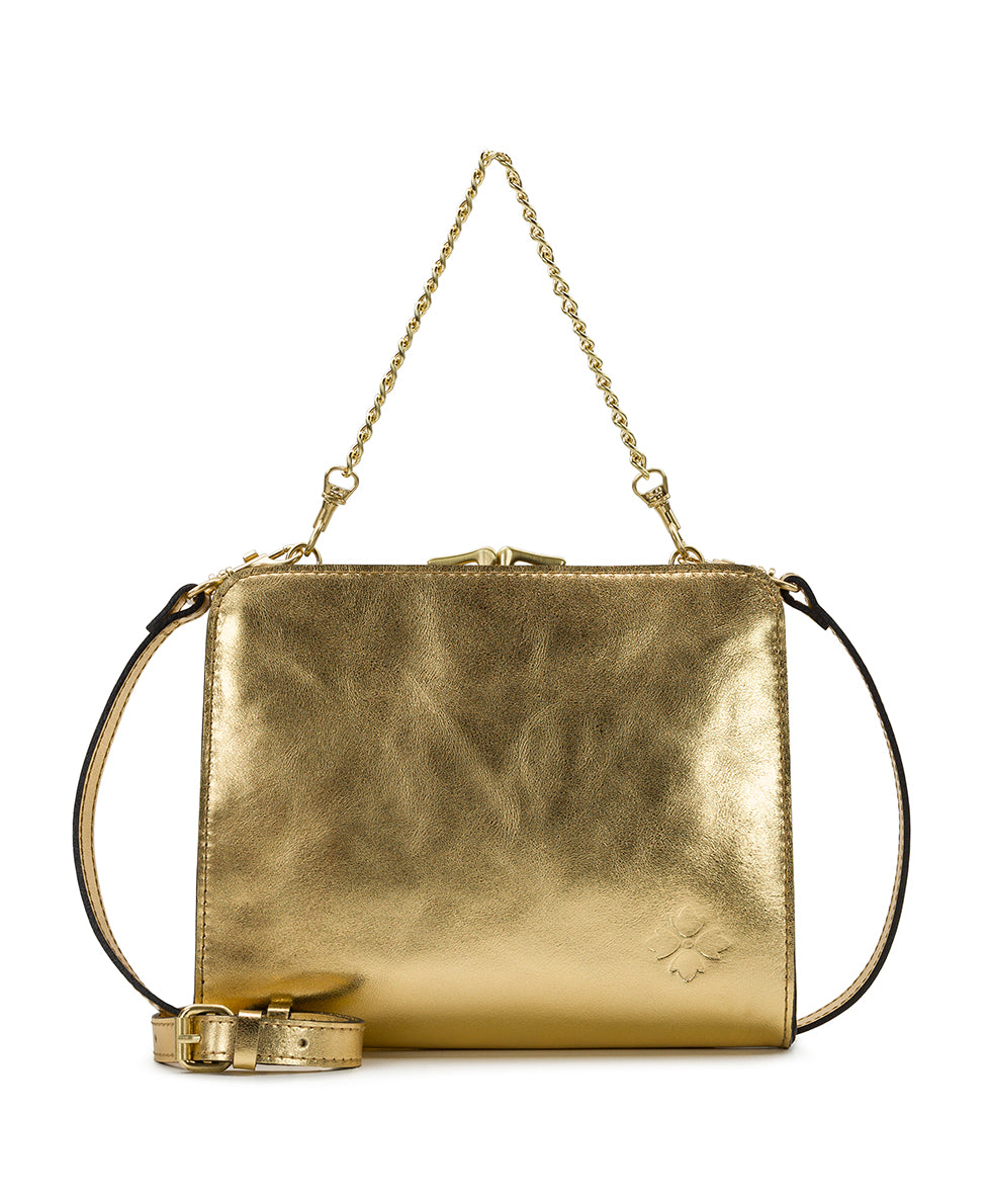 Evangeline Frame Crossbody - Greek Gold