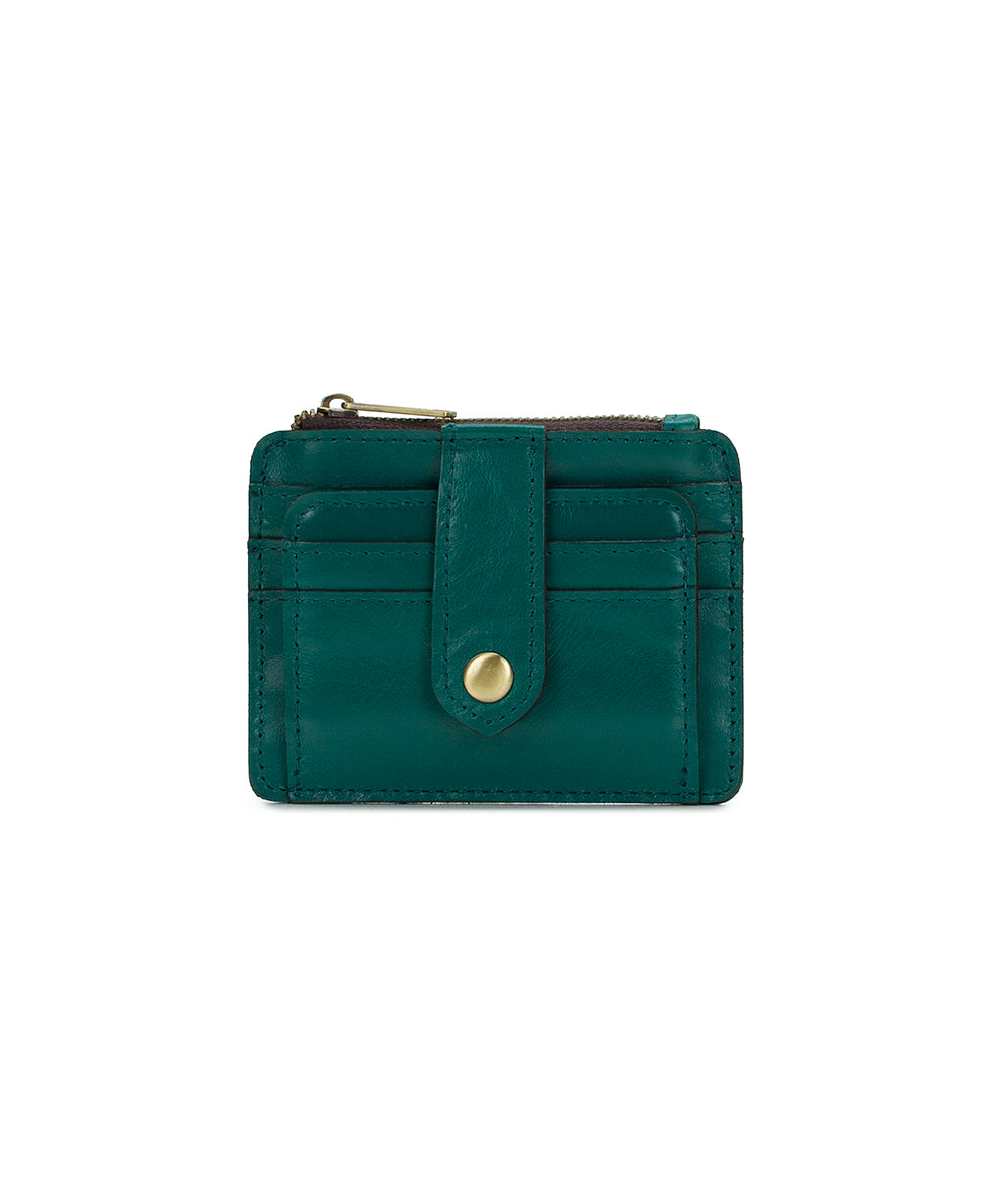 Cassis ID Case - Vintage Distressed Leather — Aqua Green