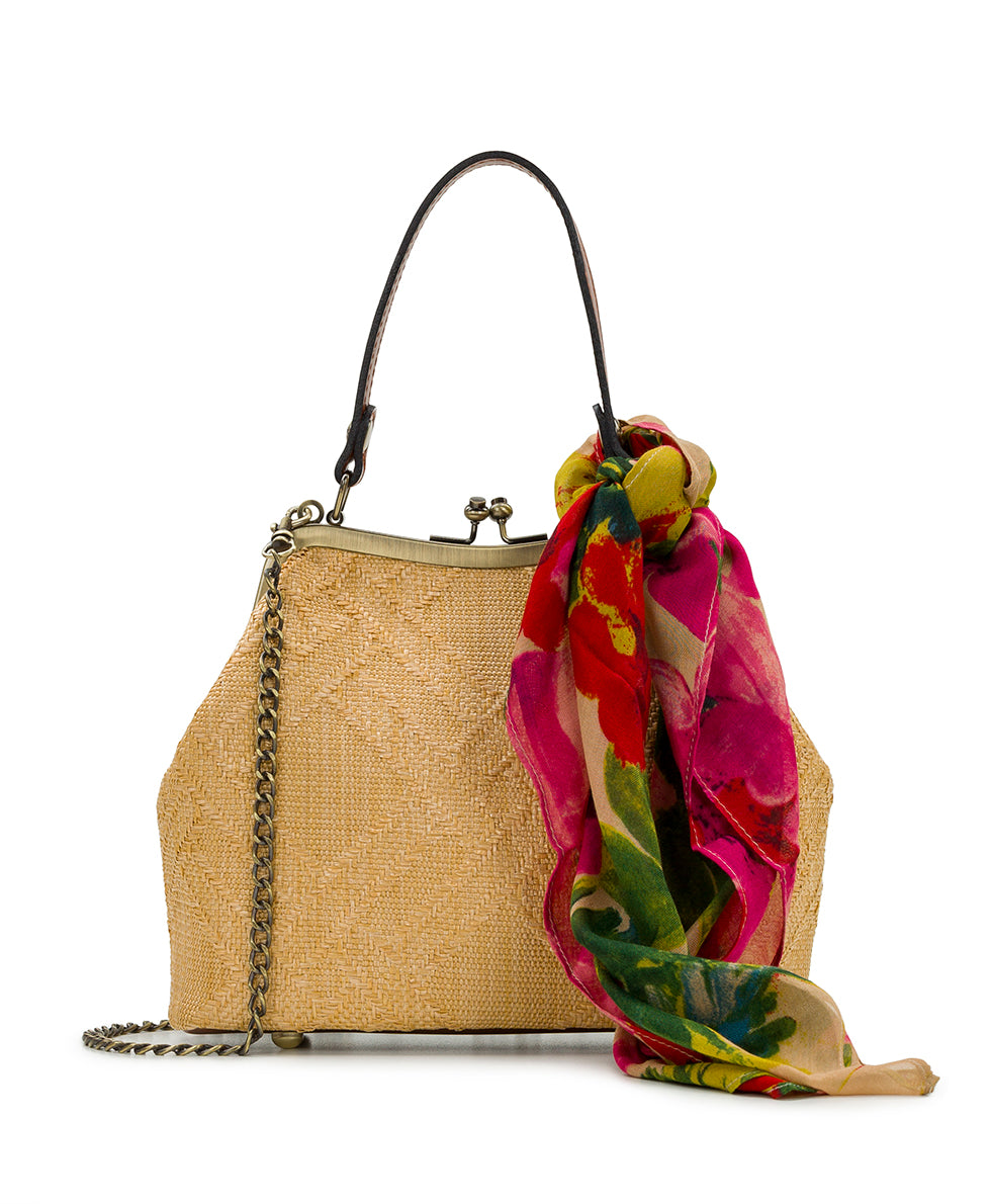 Laureana Frame with Spring Multi Scarf - Woven