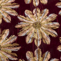 Annie Frame Bag - Metallic Starburst Velvet