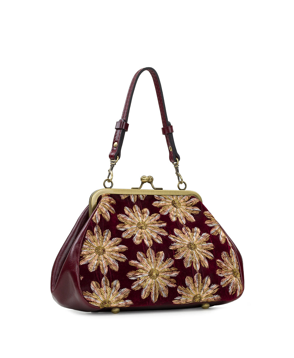 Annie Frame Bag - Metallic Starburst Velvet