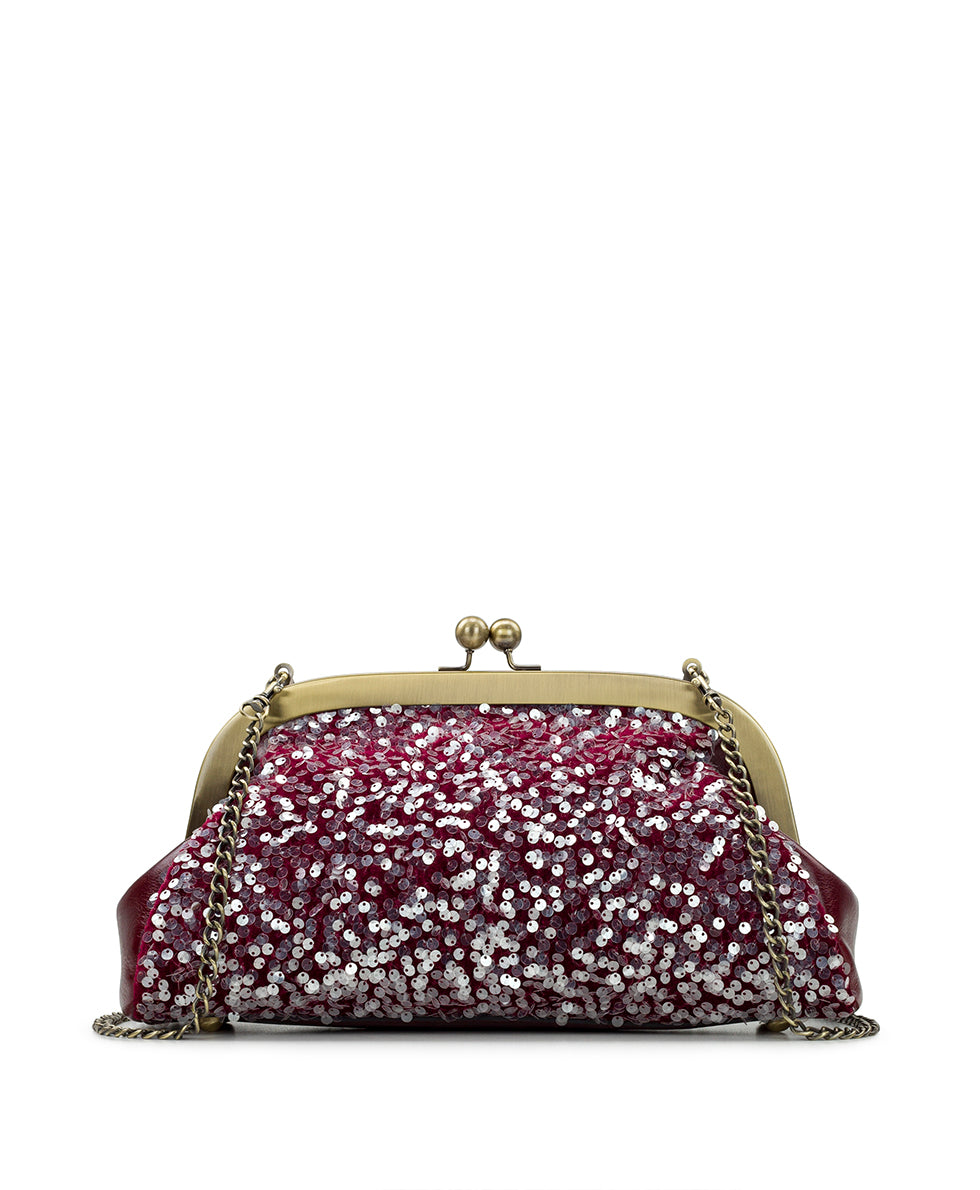 Gisele Frame Bag - Payettes and Velvet