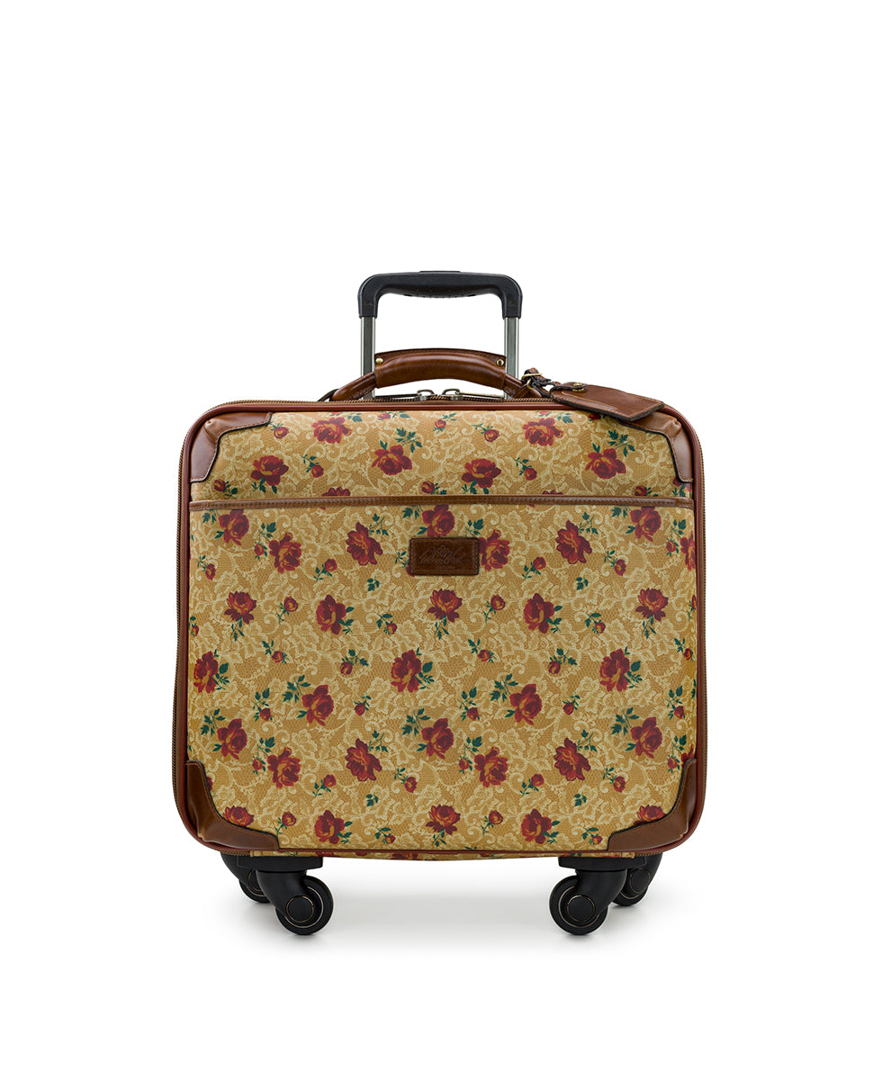 Velino Trolley -  Patina Coated Linen Canvas — Western Lace