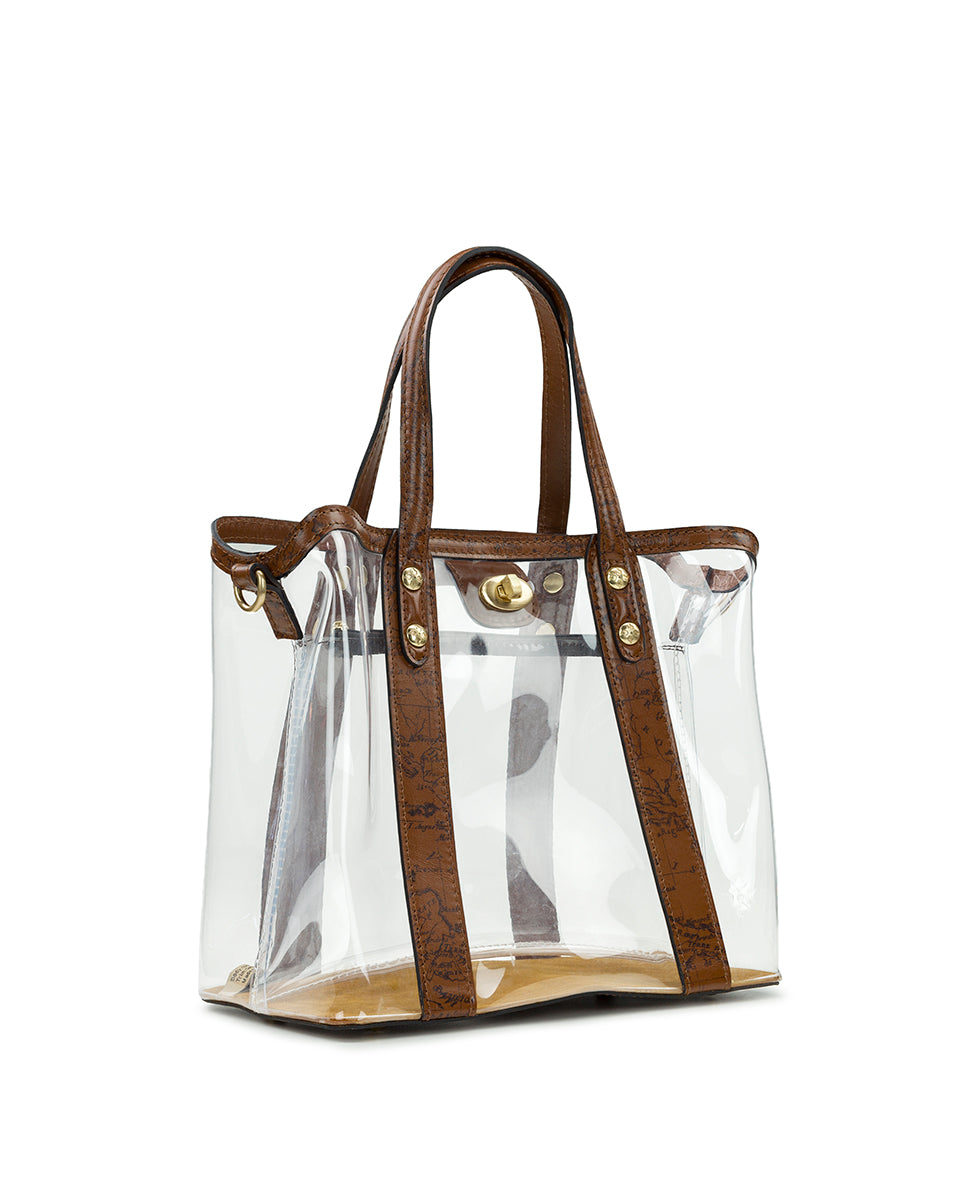 Darby Tote Crossbody - Clear Bag