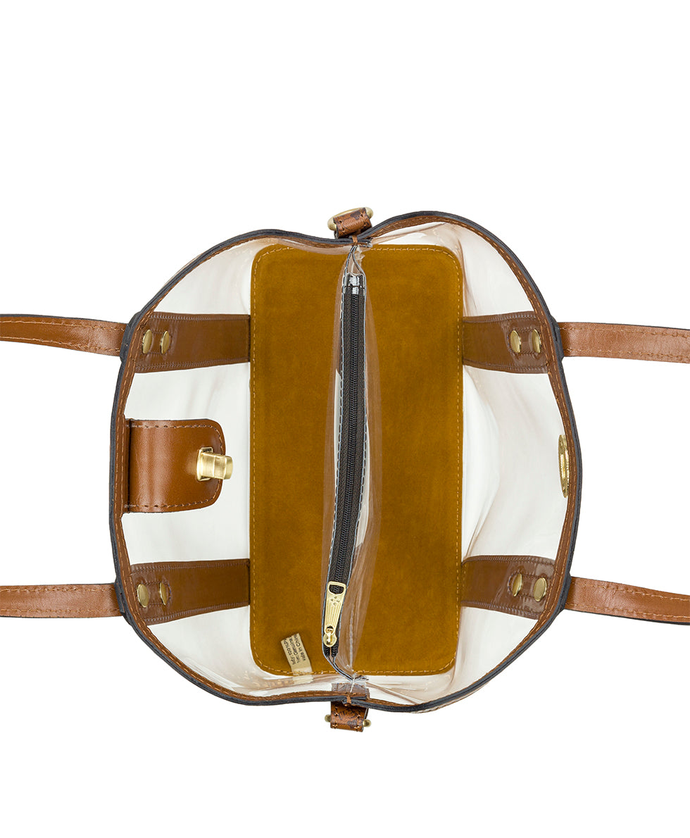 Darby Tote Crossbody - Clear Bag
