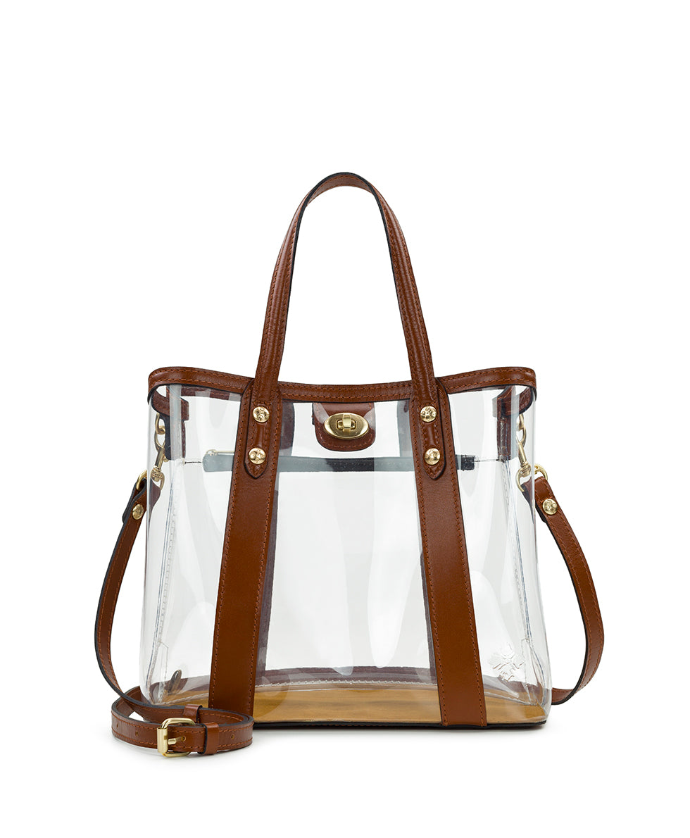 Darby Tote Crossbody - Clear Bag