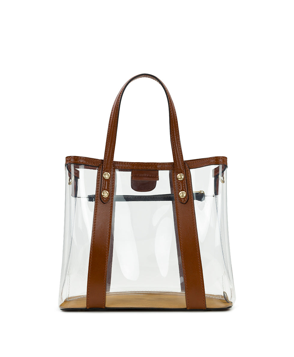 Darby Tote Crossbody - Clear Bag