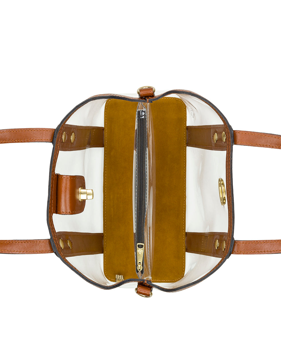 Darby Tote Crossbody - Clear Bag
