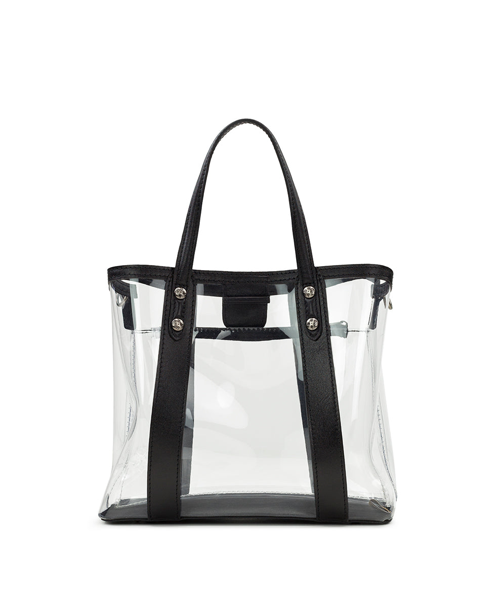 Darby Tote Crossbody - Clear Bag