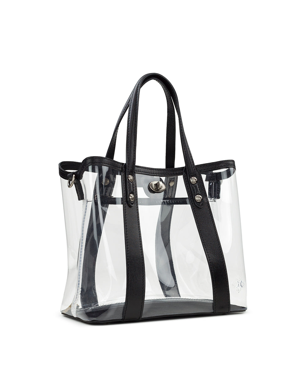 Darby Tote Crossbody - Clear Bag