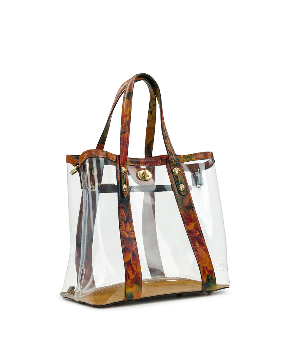 Darby Tote Crossbody - Clear Bag