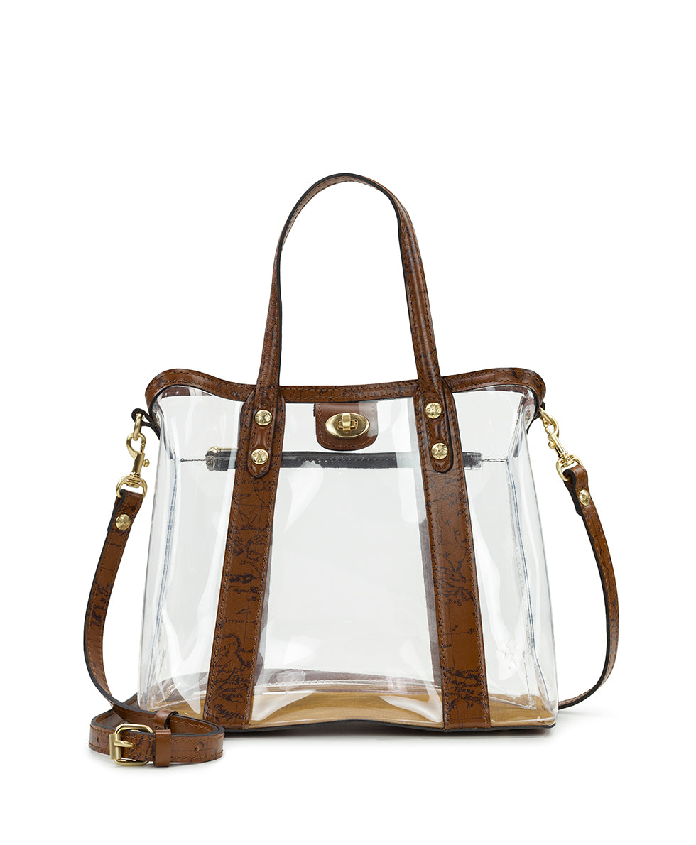 Darby Tote Crossbody - Clear Bag