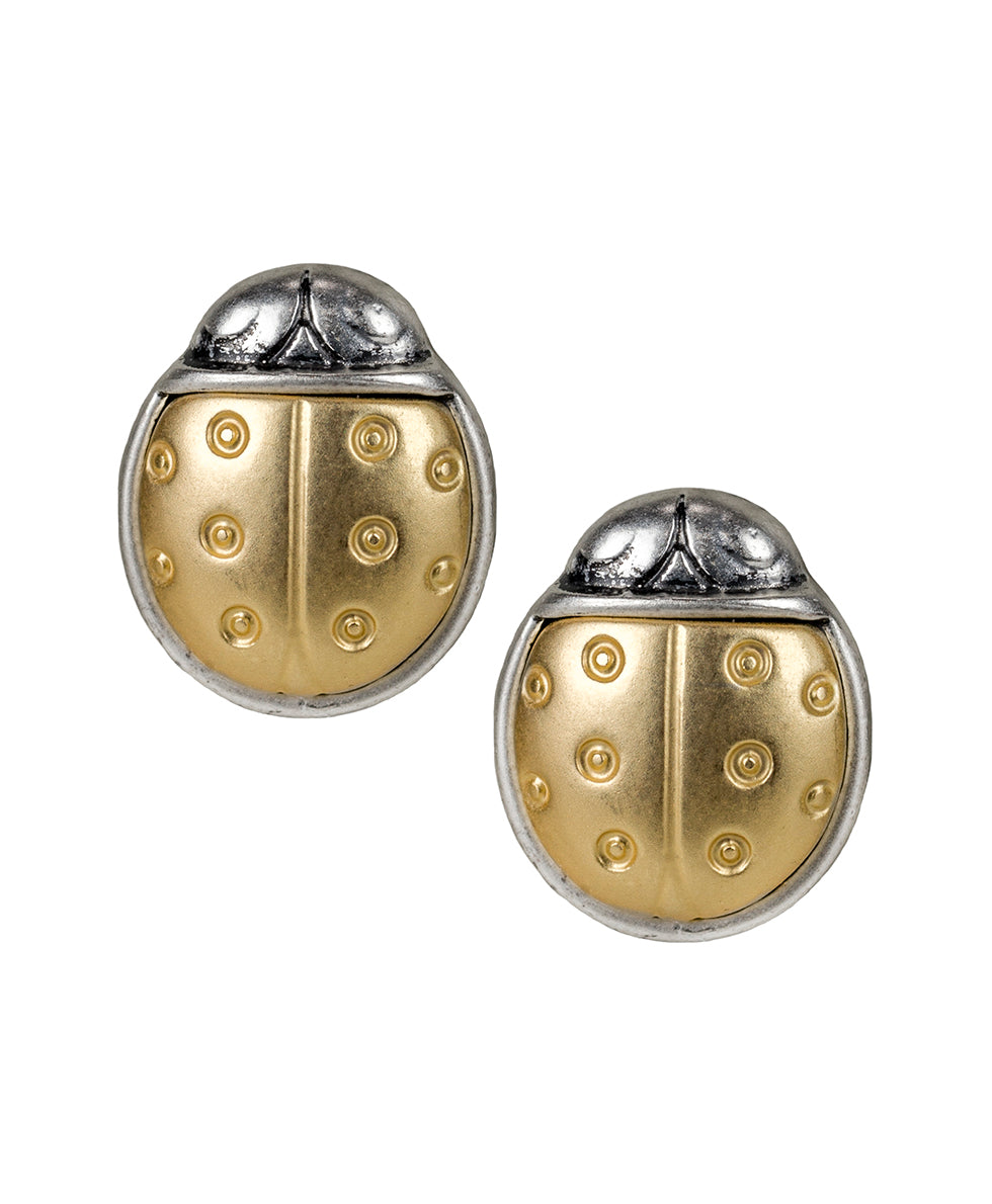 Stud Earrings - Ladybug