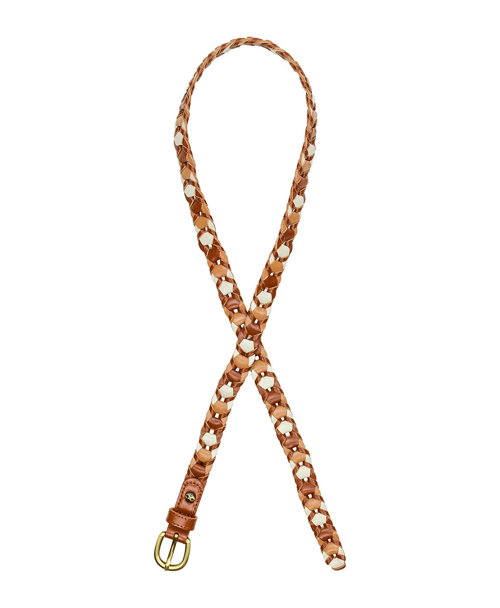 Atina Chainlink Belt - Latte Tan Naturale
