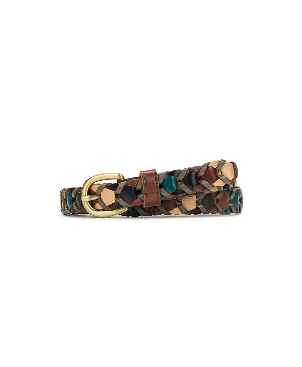 Atina Belt - Chainlink — Turquoise Multi