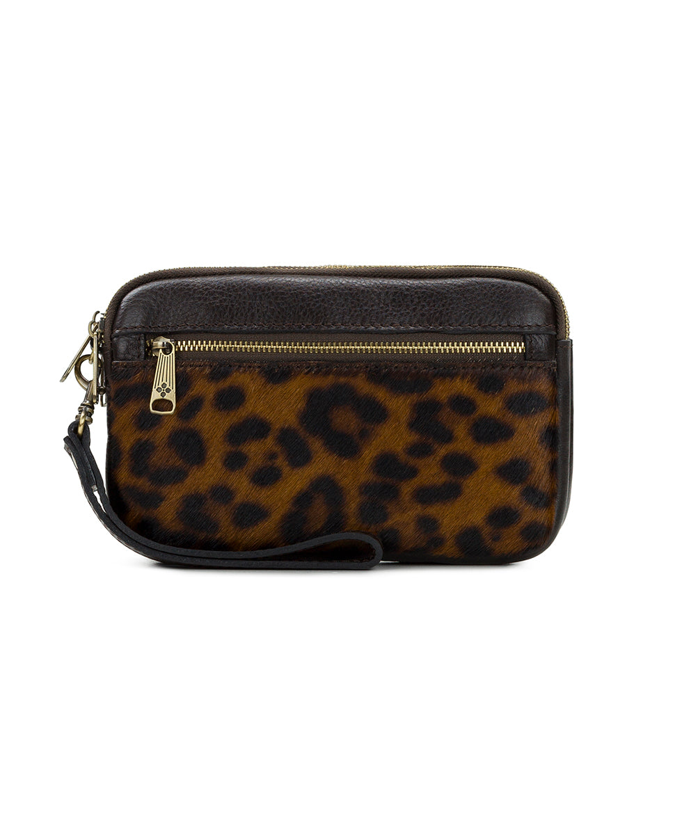 Viani Wristlet - Leopard Haircalf