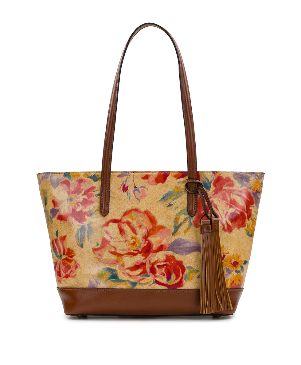Verzi Tote with Tassel - Aegean Blooms