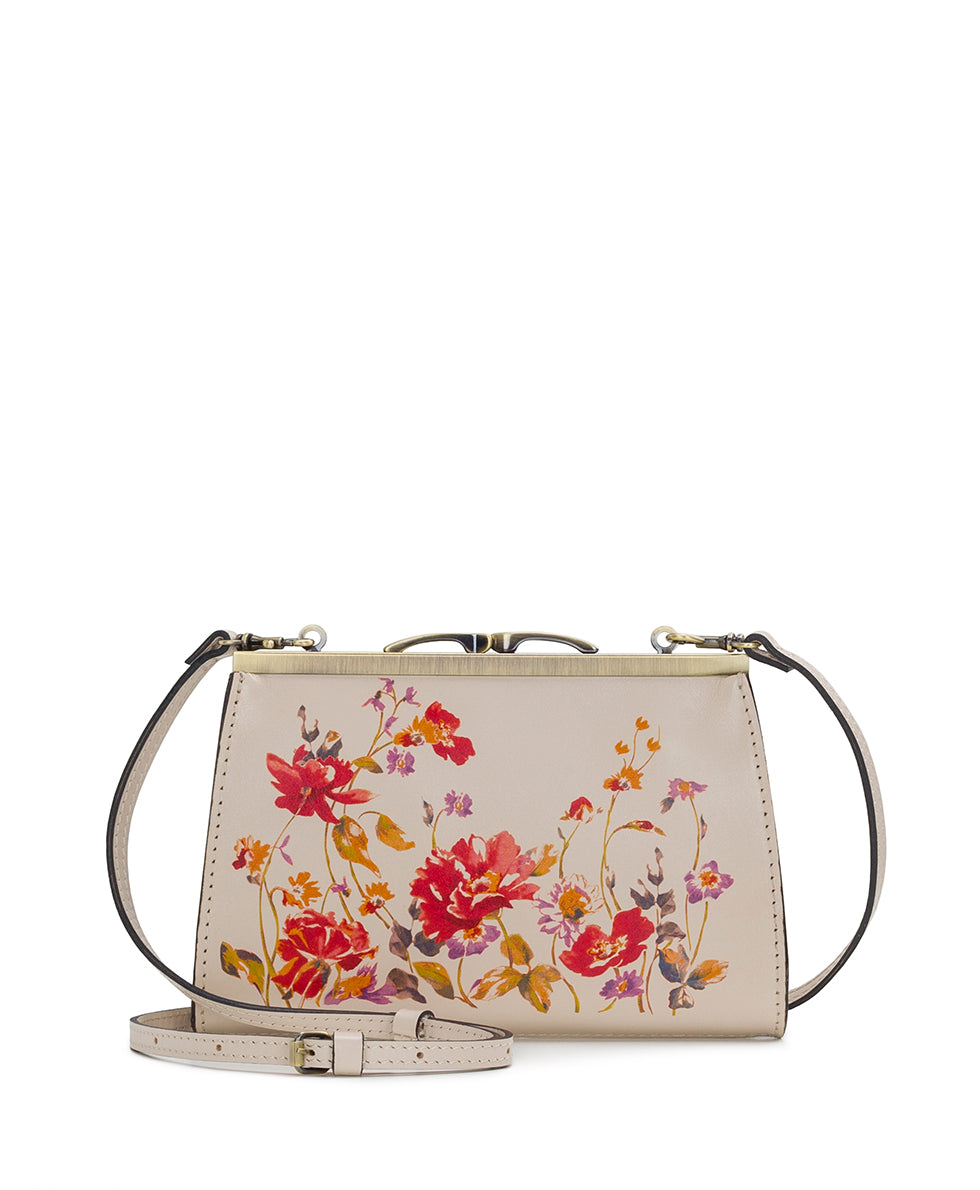 Milina Frame Crossbody - Aegean Blooms Spot Print
