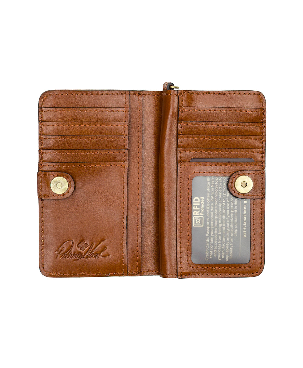Koumi Wristlet - Cavo Border Tooled