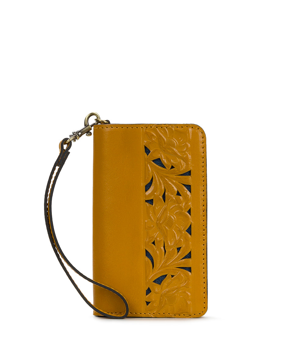 Koumi Wristlet - Cavo Border Tooled
