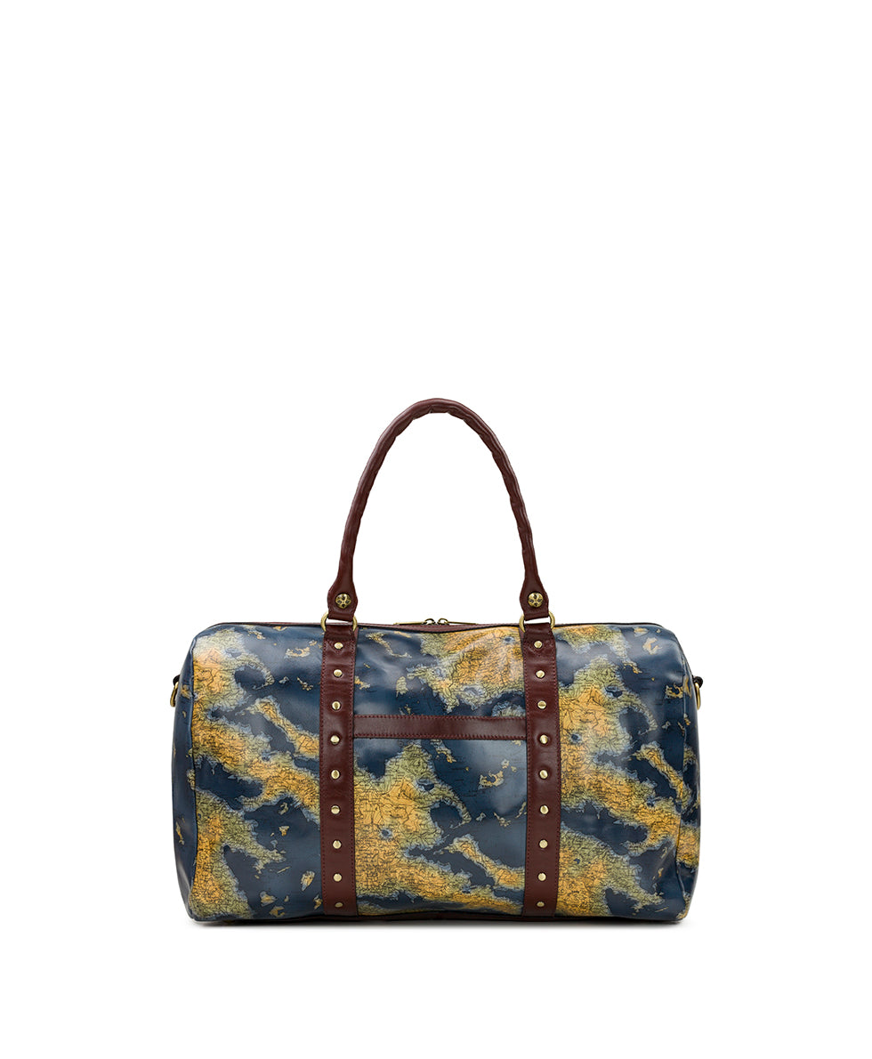Milano Weekender Duffel - Greek Map