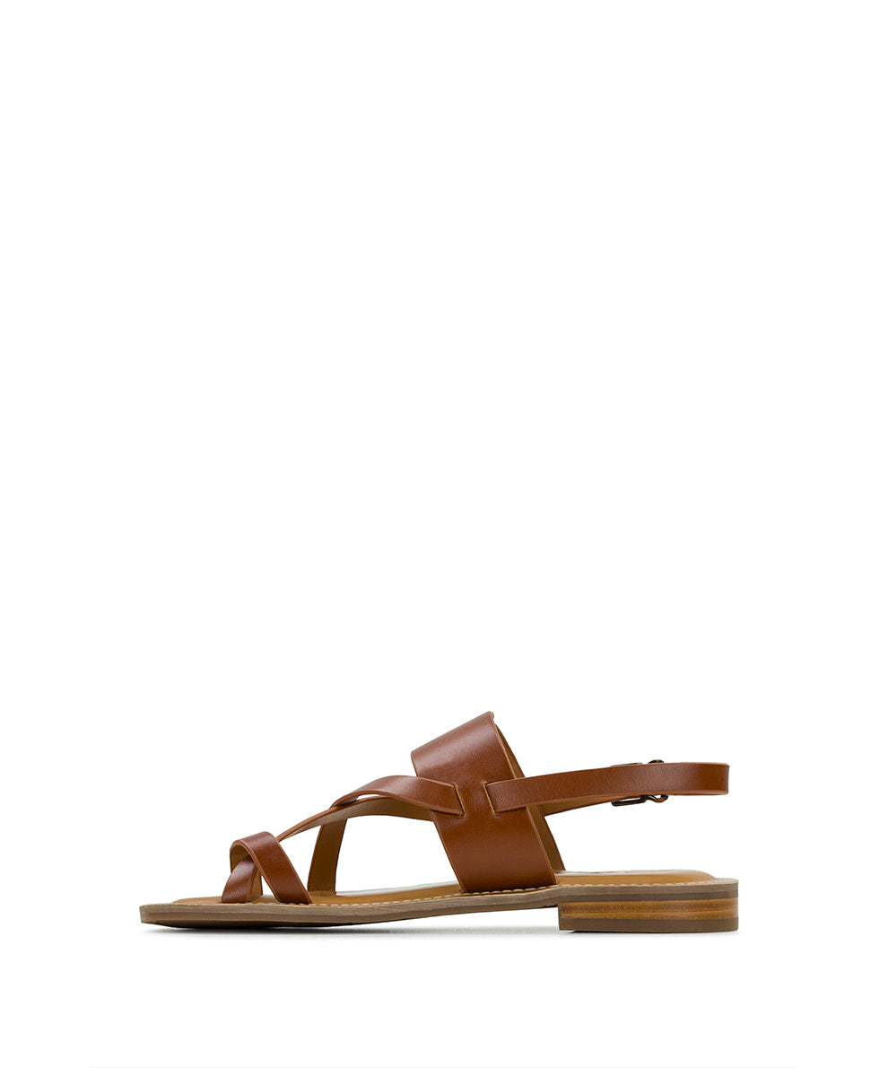 Fidella Sandals - Vegetable Tanned Leather — Tan