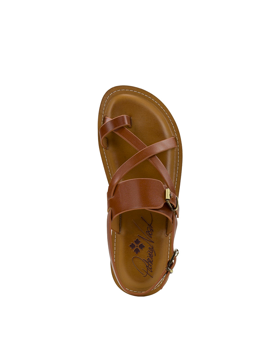 Fidella Sandals - Vegetable Tanned Leather — Tan
