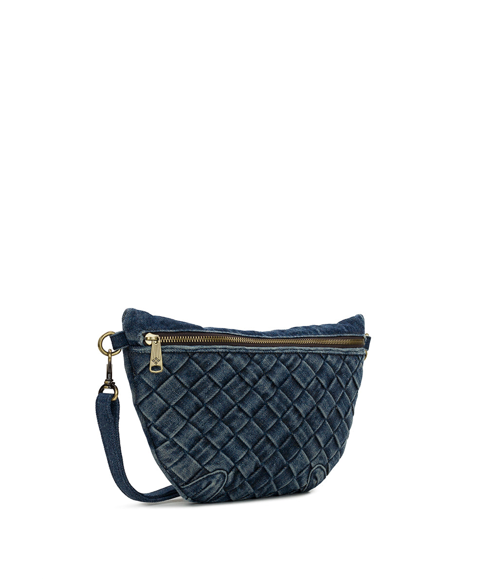 Tinchi Belt Bag - Washed Woven Denim