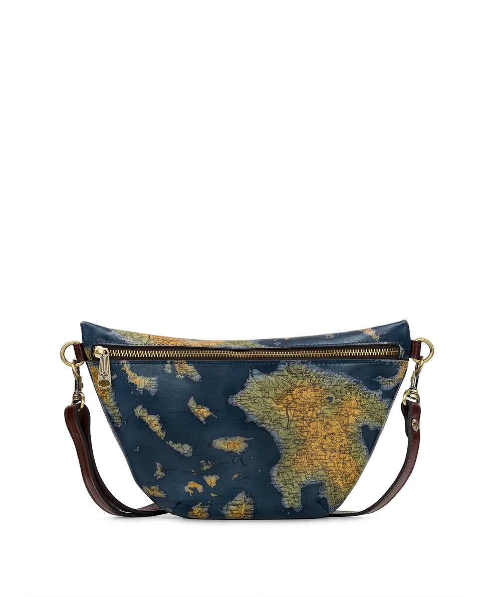 Tinchi Belt Bag - Greek Map
